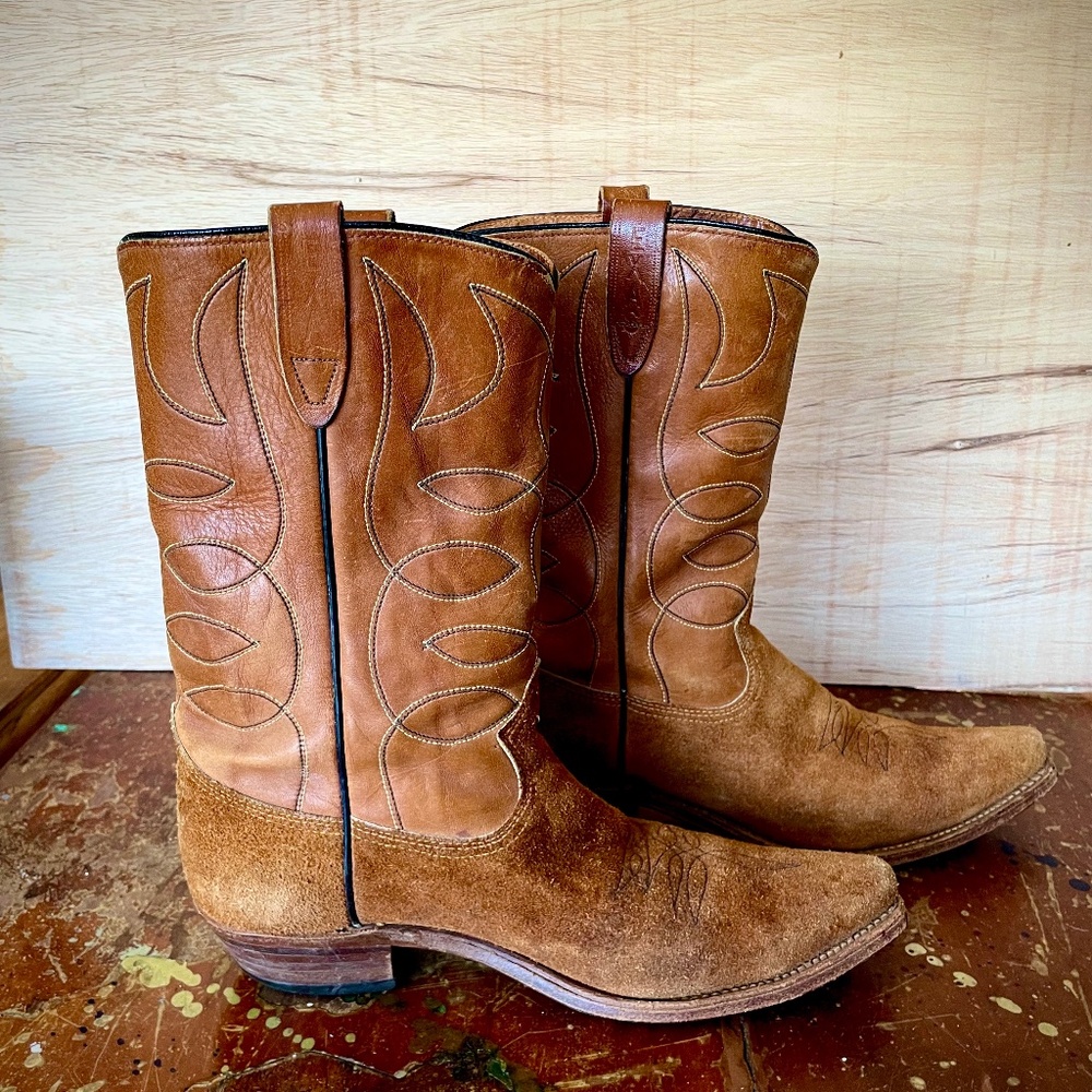 Cowboy Boots, Leather Texas Brand, Texas Boot Co